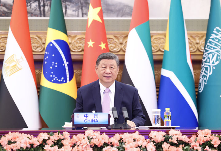 习近平出席金砖国家领导人线上峰会并发表重要讲话__习近平出席金砖国家领导人线上峰会并发表重要讲话